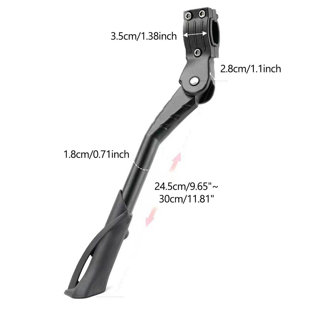 Bicycle Kickstand Mountain Bike Lithium Battery Electric Ladder Folding Bike Kickstand Aluminum Alloy Parking Bracket