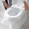 Home Kit 50Pcs Plastic Business Travel Universal Toilet Seat Disposable Sticker Cover