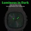 Luxury Diamond Watch for Men Hip Hop Style Bling Iced Out Wristwatch Fashion Square Steel Waterproof Clock