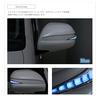 HIACE 200 Series LED Flowing Turn Signal Door Mirror 070 White Pearl Optional Blue LED Lens, Finish,