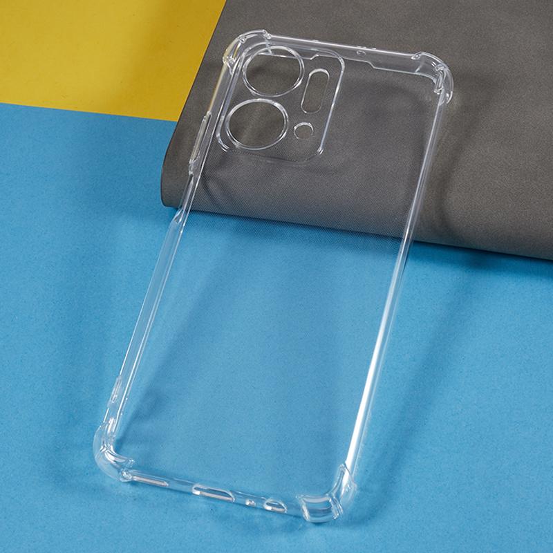 For Honor X7a 5G/Play7T 5G Four Corners Anti-drop Phone Case Transparent TPU Cover