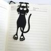 1Pc Bookmarks Black Cat Bookshelf Creative Gift Bookmarks For Book Paper