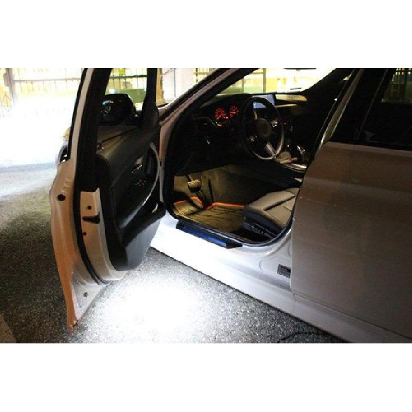 White 50mm Full LED Door Courtesy Footwell Lights For BMW 1 3 4 Series G20 G22