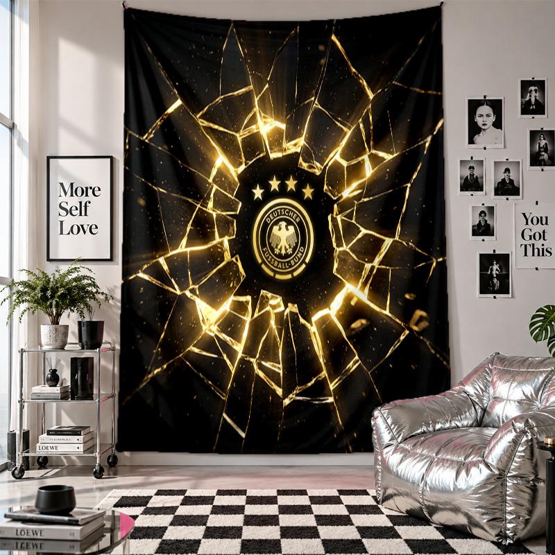 Germany Football Wall Tapestry Home Decor Wall Hanging Cloth for Bedroom Living Room Background