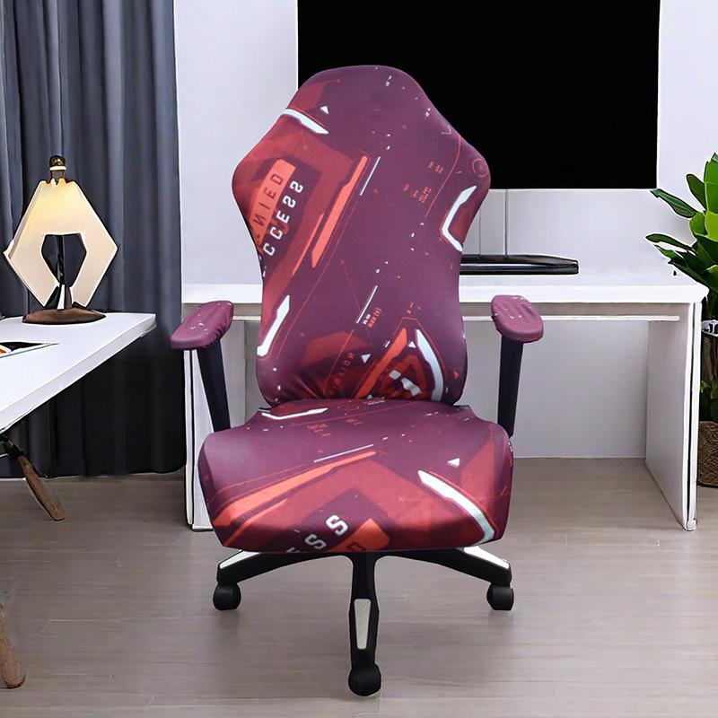 Gaming Chair Cover Punk Style Elastic Universal Computer Chair Backrest Cover Swivel Chair Armchair Seat Protector Covers