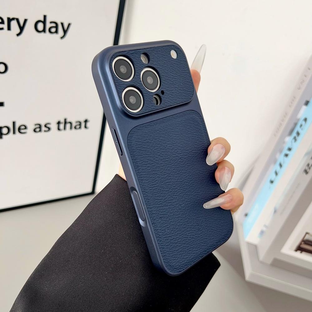 Оригинальный матовый чехол для телефона из ПУ-кожи для iPhone 17 Air 16 15 14 13 Pro Max, нескользящий, ударопрочный, мягкий, оранжевый бампер
