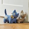 Fabric Cat Decorative Door Stopper Cartoon Kitten Weighted Interior Door Stop Windproof Home Office Floor Stuffed Animal Doorstop