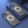 Ударопрочный чехол для iPhone 16 Pro Max 15 14 13 12 11 ProMax Mini Plus Телефон Магнитная беспроводная зарядка для Magsafe Жесткий задний чехол
