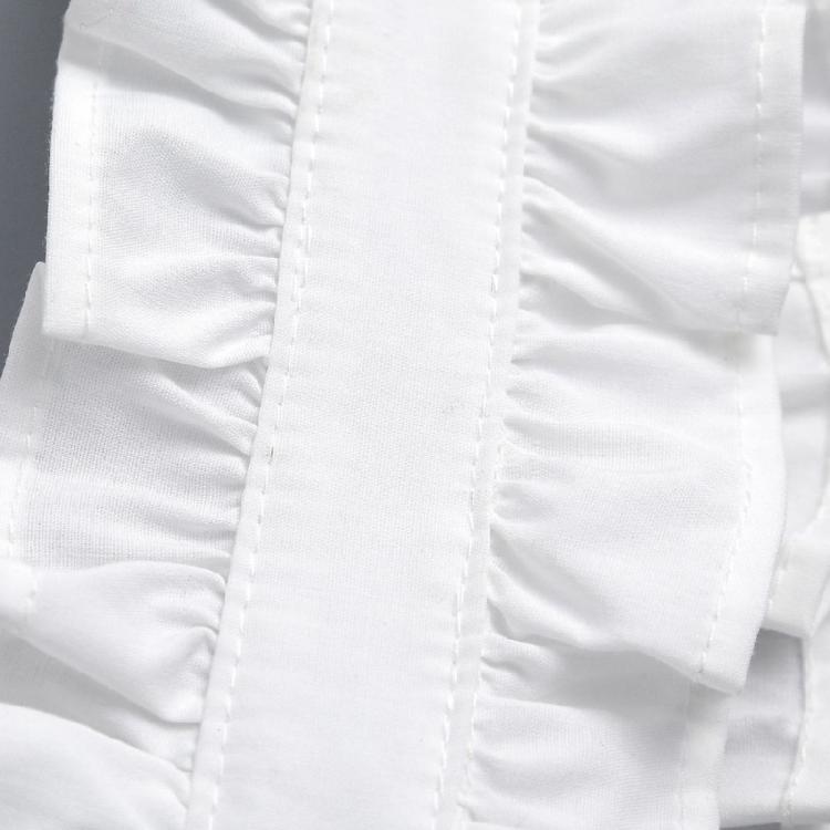 Винтажный плиссированный воротник-стойка с оборками, вставка, съемный воротник, ложный воротник блузки, жабо, чокер, модные заявления