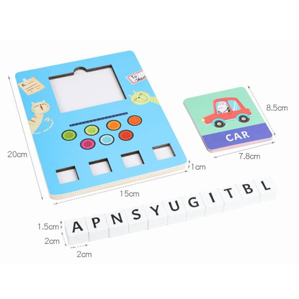 Education Cognition Puzzle Educational Toy Alphabet Classification Letter Recognition Toy Kids