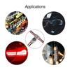 AEE4-Wire Connectors - Low Voltage T Tap Wire Connector, 3 Way Wire Connector, T Type 2 Pin Solderless Fits 24-20 AWG