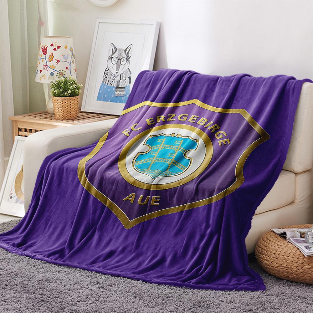 FC Erzgebirge Aue Flannel Blanket, High quality Comfortable for All Seasons, Home Decor, Warmth and Comfort