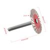 6mm Diamond Cutting Circular Saw Blade Set Cutting Discs With Mandrel For Dretttmel Drill Wood Metal Stone Cutting Tool