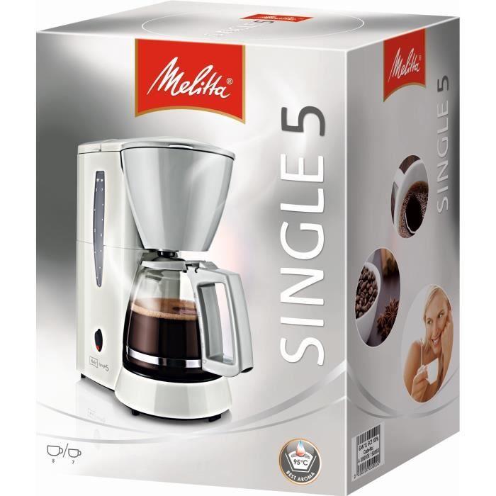 Кофеварка Melitta Single 5 M720-1/1 Белая - Фильтр на 8 чашек 650 Вт
