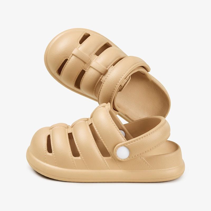 Kids Open-Toe Shower Slippers Boys Girls - Non-Slip Bath Sandals With Drainage Holes Lightweight Indoor Outdoor Footwear