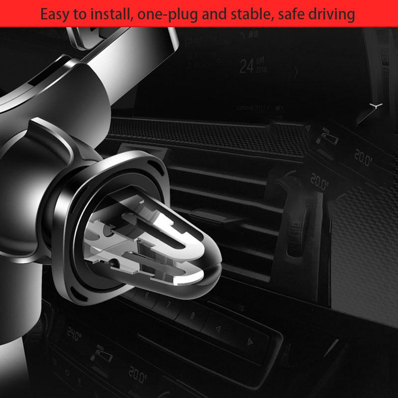 17mm Ball Head Base Portable Car Phone Holder Nti-skid Fixed Air Vent Stand Anti-skid Bracket Car Accessories Universal