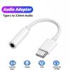 Адаптер USB Type-C на 3,5 мм для наушников, USB C на аудиоадаптер, цифровой аудиоадаптер, донгл, кабель-конвертер для наушников для iPhone, Huawei