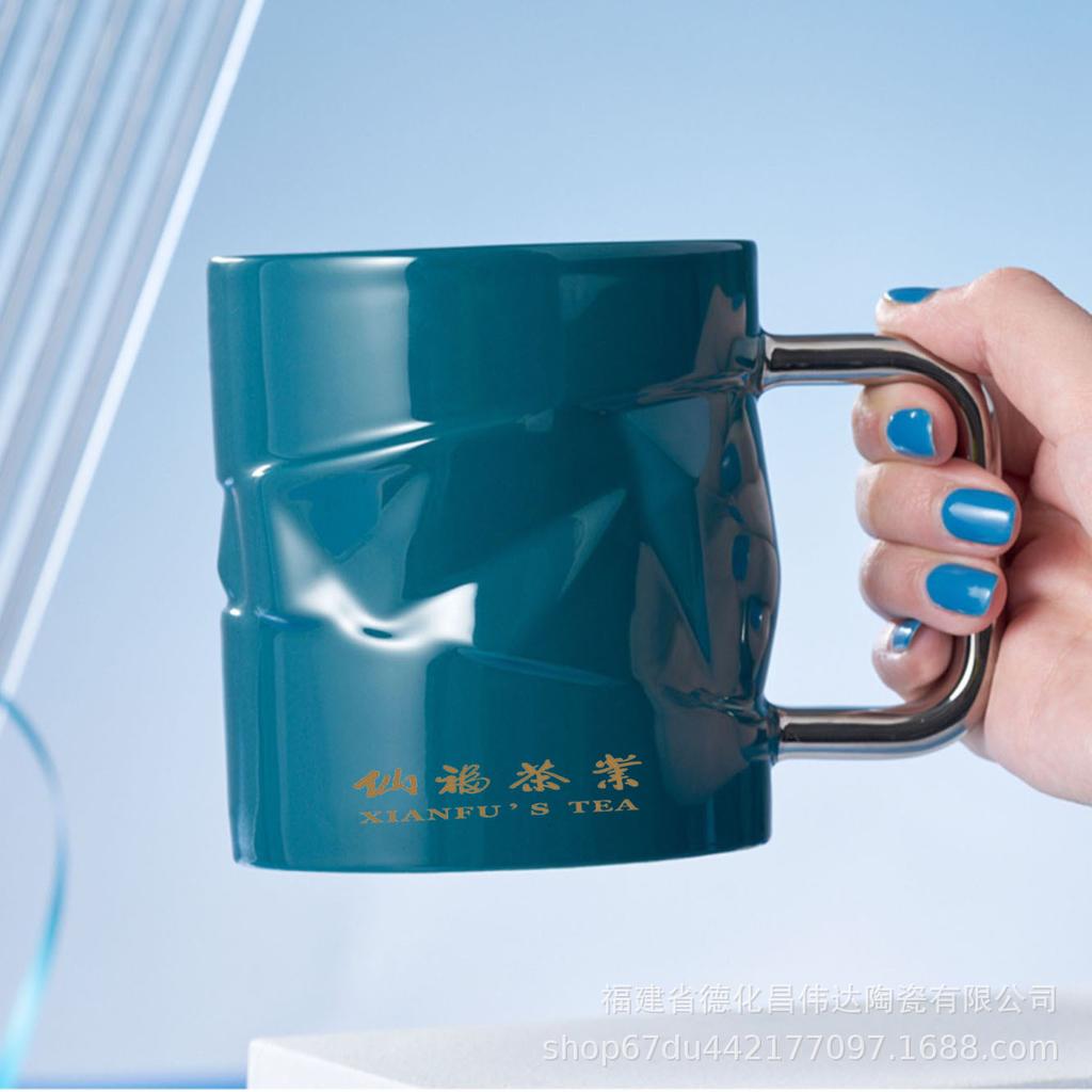 Подарочный, Высокоценный, Керамическая чашка с рельефом Xingba, Кофейная чашка, Чашка для питья, Поддержка фиксированной печати