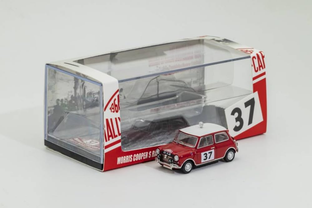 Gaincorp Products GCD Mini Cooper 1964 Чемпионский автомобиль Красный Готовая модель 1/64 - (Правый руль) - #37 KS078-445