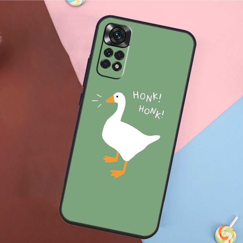 Cartoon Cute Goose Game Cover For Xiaomi Redmi Note 13 Pro 14 12 11 9 10 9S 10S 11S 12S Redmi 10C 12C 13C 14C Case