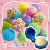 Round Cake Pop Mold Lollipop Cake Maker 1.3" Diameter Cakes Baking Tools for Home Baking Parties Weddings