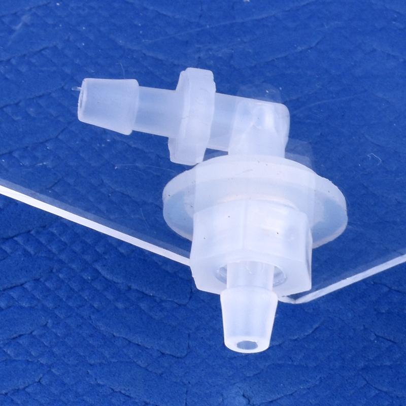 Pagoda Perforated Elbow Connector + Silicone Gasket Aquarium Tank Adapter Garden Water Hose Joint M6~G1/2 Thread To 2.4-11.1mm