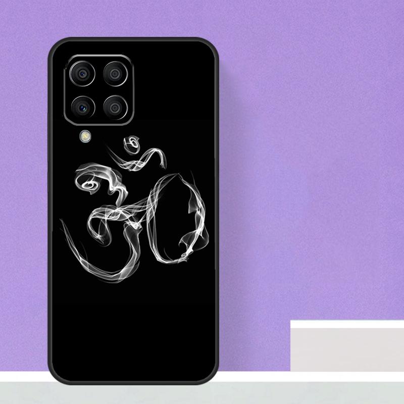 Аум Ом Символ Йоги Фитнес Зал Для Samsung Galaxy M15 M55 M13 M33 M53 M21 M31 M51 M30s M20 M14 M34 M54 M12 M32 M52 Чехол