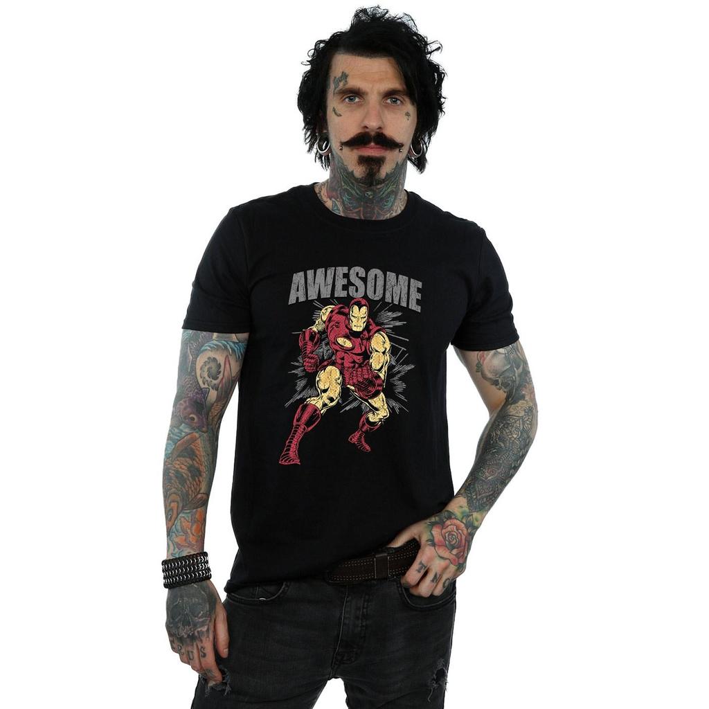 Marvel Mens Awesome Iron Man T-Shirt