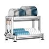304 Stainless Steel Double-Layer Kitchen Dish Rack