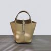 Продвинутая сенсорная сумка-ведро из кожи для овощей TC Leather Fashionable Casual Handbag For Women