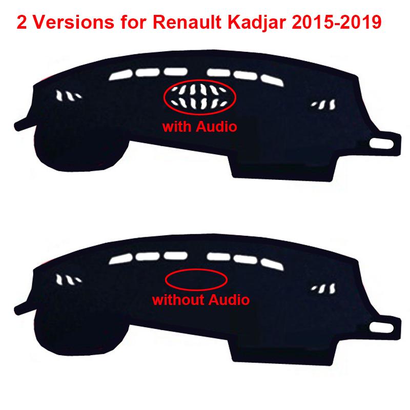 Car Inner Dashboard Cover Dash Mat Carpet Cape Cushion For Renault Kadjar 2015 - LHD RHD Car Styling Rug 2016 2017 2018