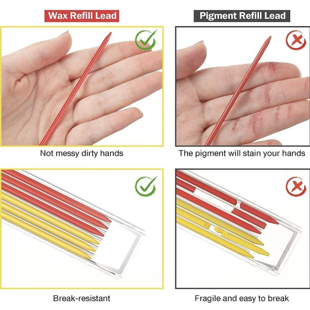 Встроенная точилка для механического карандаша, твердый плотницкий карандаш, деревообработка, строительство