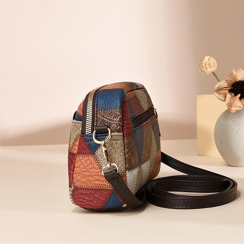 New Crossbody Small Messenger Bag Simple and Advanced Fashion Ladies Shoulder Handbag Women's Patchwork High Capacity Purse MIT
