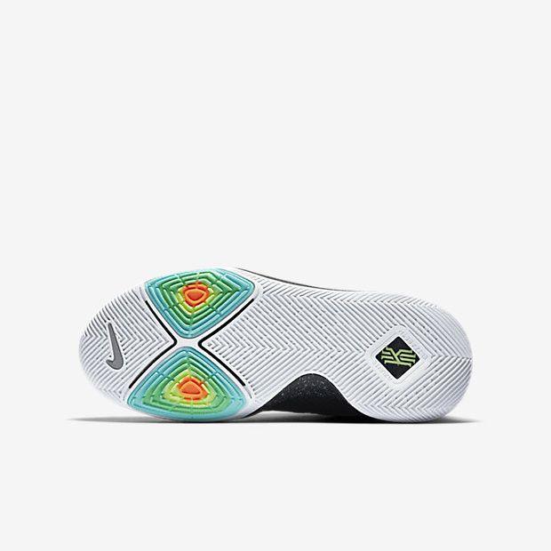 Nike Kyrie 3 Grade School 'Black Ice' (Unisex) Black / Total Crimson-Dark Grey-White Kids' Basketball Shoes 859466 018