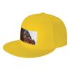 Fashion Oxford UK City Flat Brim Sun Hat  Students Brand Cap