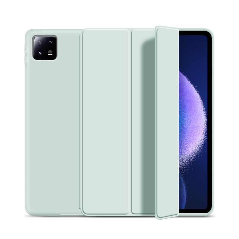 Чехол для планшета Xiaomi Pad 7 Pro MiPad 7 2024 для Xiaomi Pad 7 11,2 дюйма, Smart Folio, мягкая задняя крышка из ТПУ, силиконовая обложка