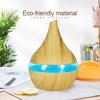 Light Wood Grain Aromatherapy Humidifier 300ml Essential Oil Diffuser with 7 Soothing Night Lights for Sleep Aid & Mood Lighting