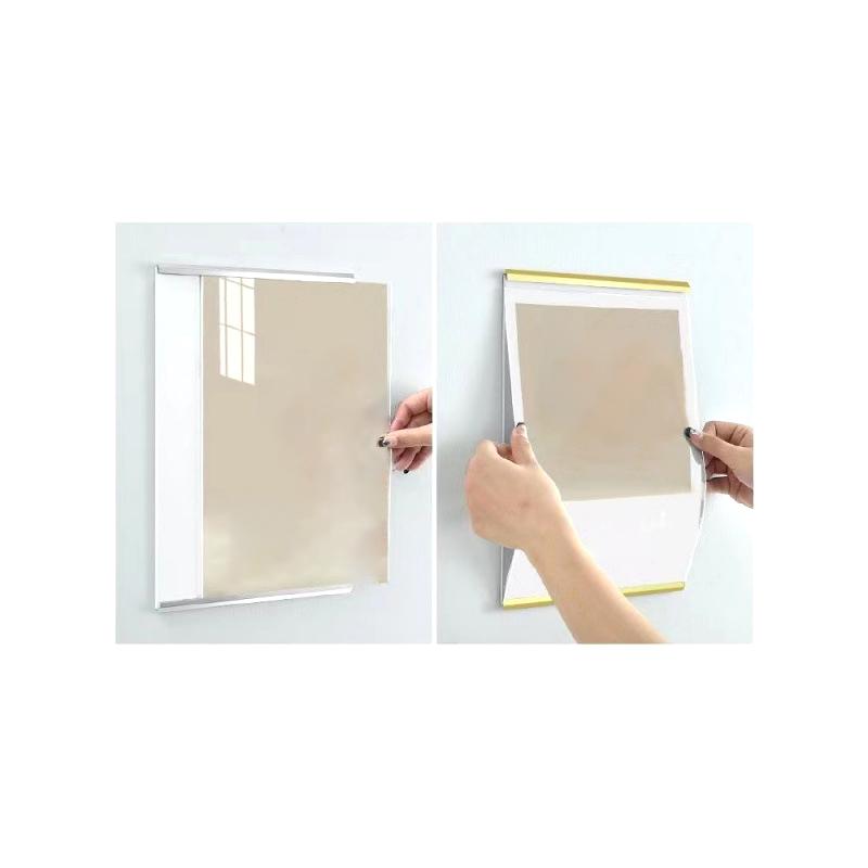 Настенный держатель для знаков формата A4 8,5 x 11 дюймов, акриловая подставка для меню, бумаги с ценами, фотографий, постеров, листовок для ресторана