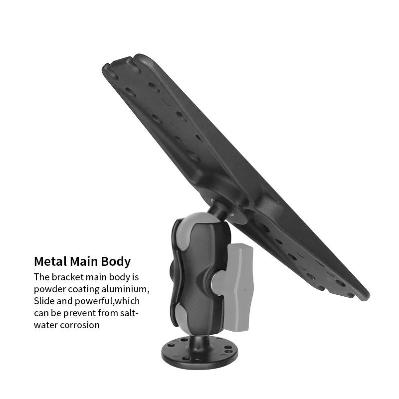Echo Transducer Double Stack Sonar Mount for Garmin Gpsmap 276c Marine Gps Navigator Mounting Bra Fish Finder Mount Stood Away