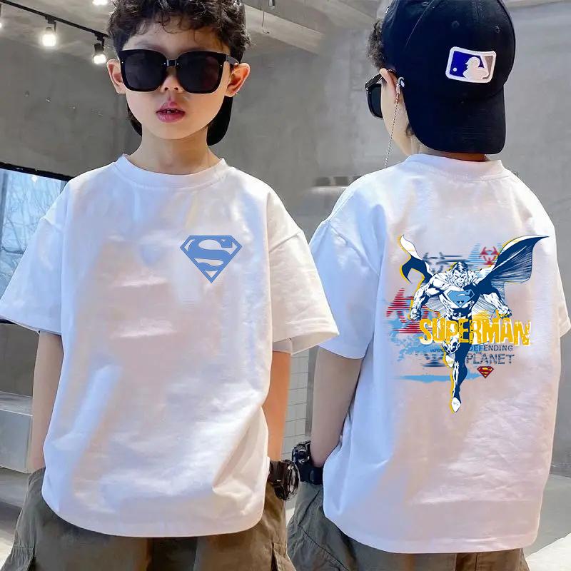 Summer Children's Cartoon Casual T-shirt Super Hero Boys and Girls Comfortable Children's T-shirt