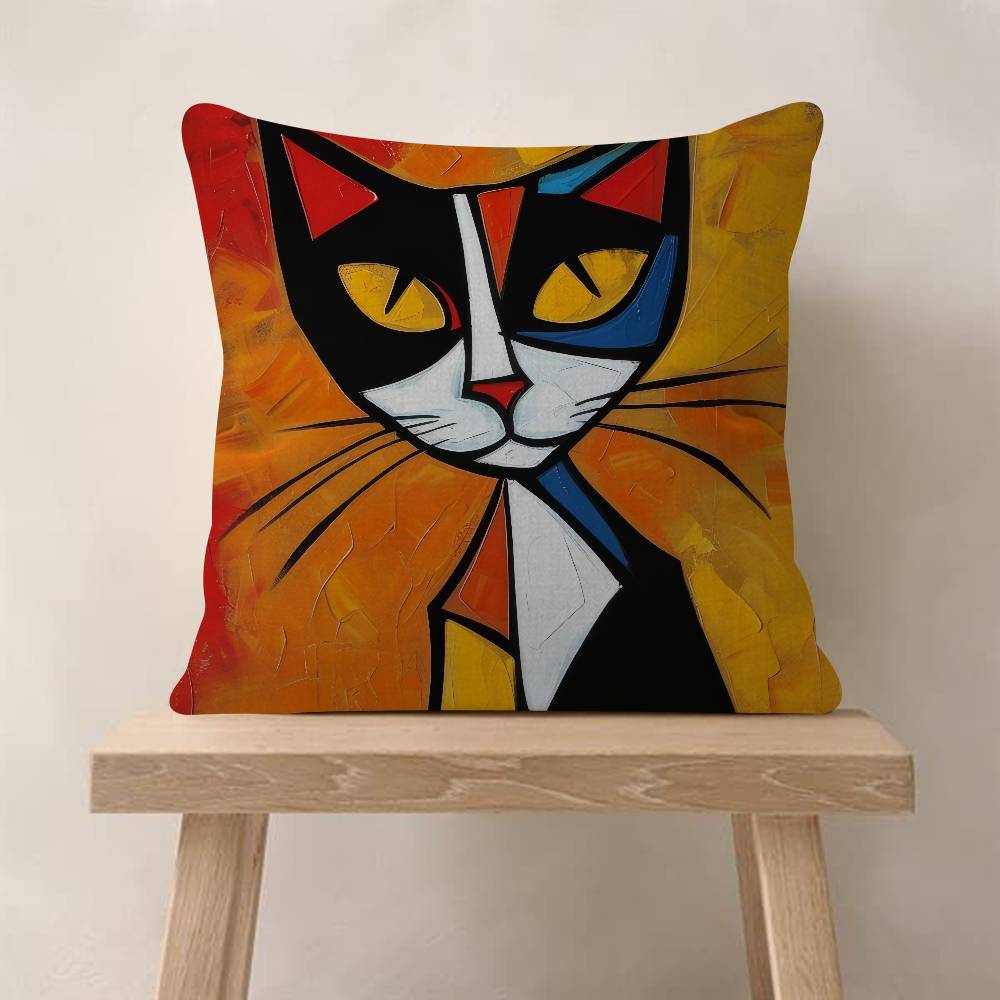Painting art Picasso Cushion  Personalized Pillow Dust Cover Bedroom Kids Party Decoration Pillowcase Birthday Children Gift