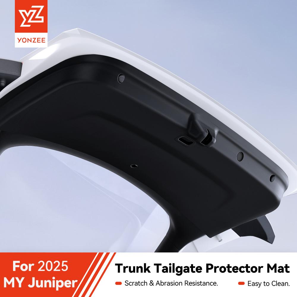 YZ для Tesla Model Y Juniper 2026 Защитная накладка на багажник автомобиля Задняя дверь Багажник TPE Противогрязевая Водонепроницаемая Защитная накладка на заднюю панель