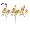 Maintenance Free Artificial Plant Stems Realistic Flowers for Autumn Home Decoration, Silk Floral Petals Party Branches Halloween Table Centerpiece