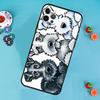 Miniature Schnauzer dog art Phone Case For iPhone 16 15 11 12 13 14 Pro Max Mini X XR XS MAX Plus Cover Coque