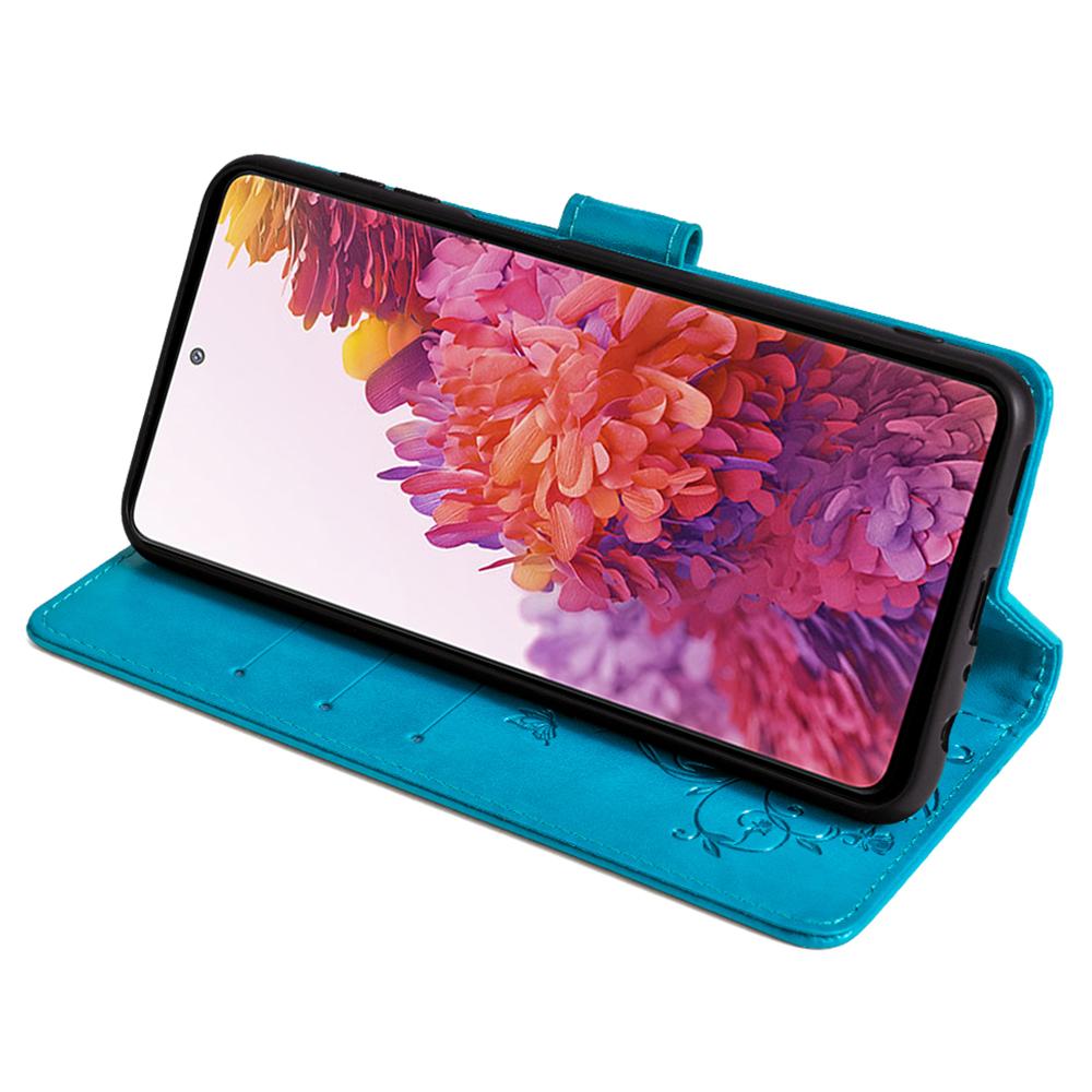 Для Samsung Galaxy S20 FE/S20 FE 5G/S20 FE 2022/S20 Lite Чехол Бабочка Цветок PU Кожа Чехол для телефона Онлайн Покупки Оптом