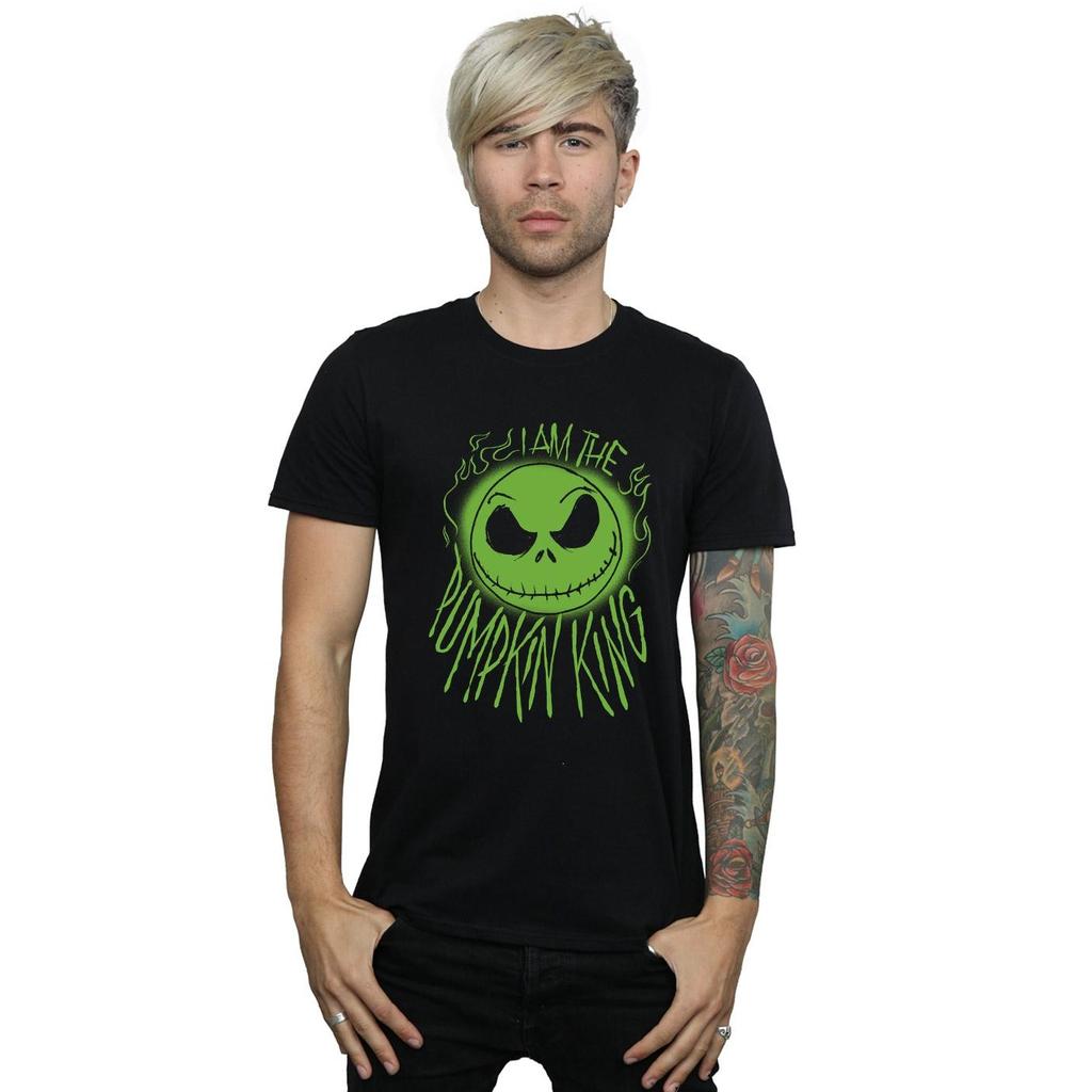 Disney Mens Nightmare Before Christmas Pumpkin King T-Shirt