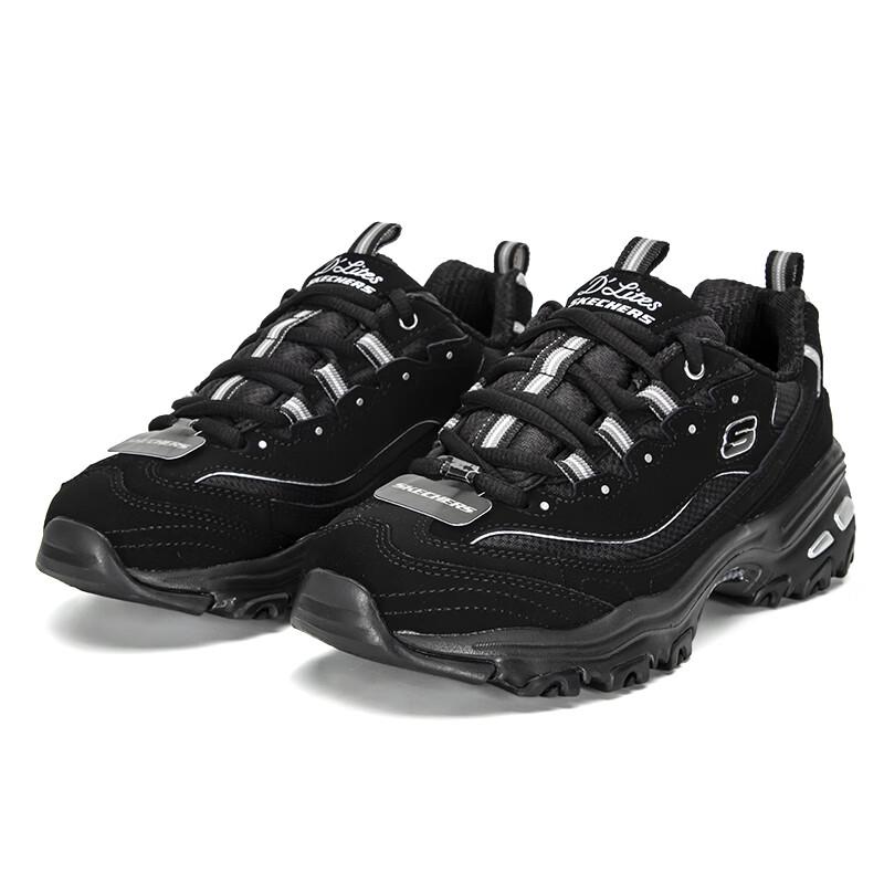Skechers Женские повседневные кроссовки D'LITES 1.0 Panda