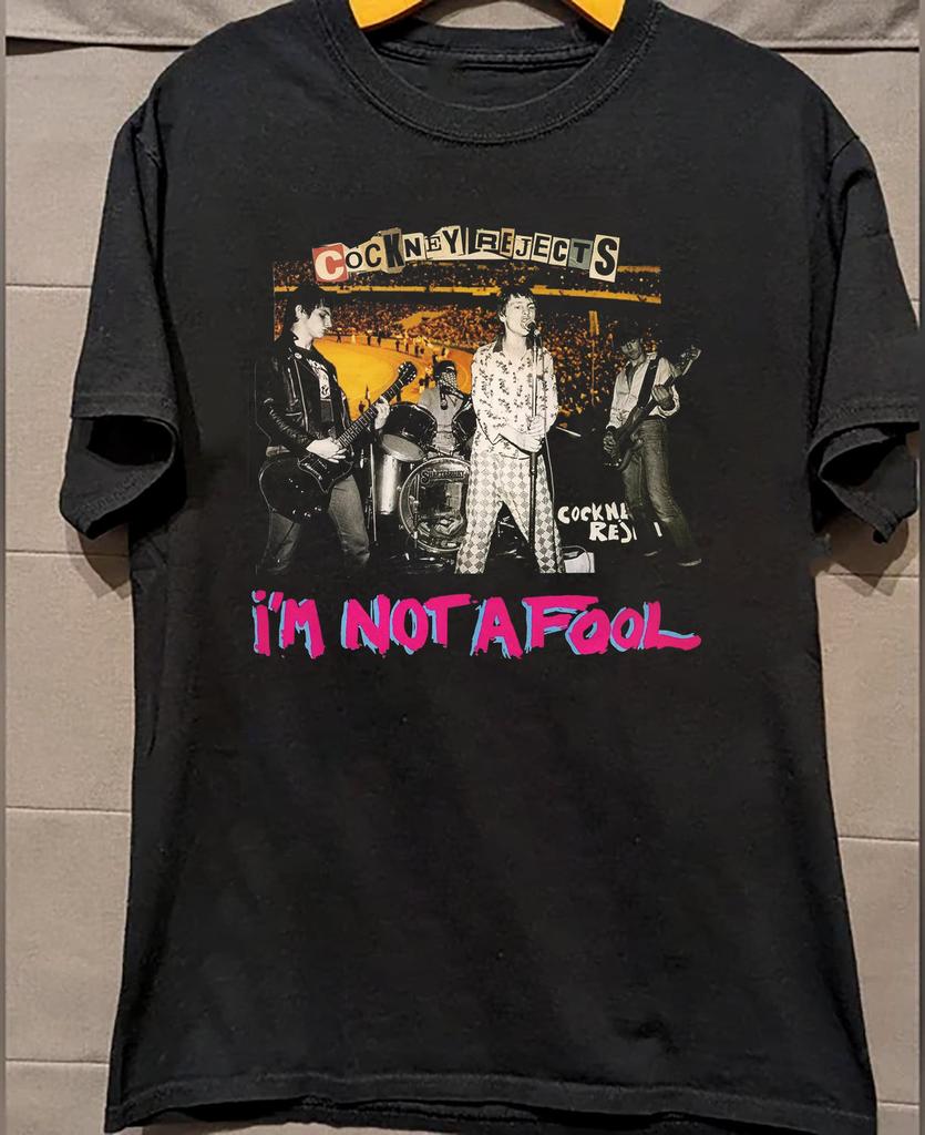 Cockney Rejects Black Cotton Shirt All size S-5XL Unisex BS976