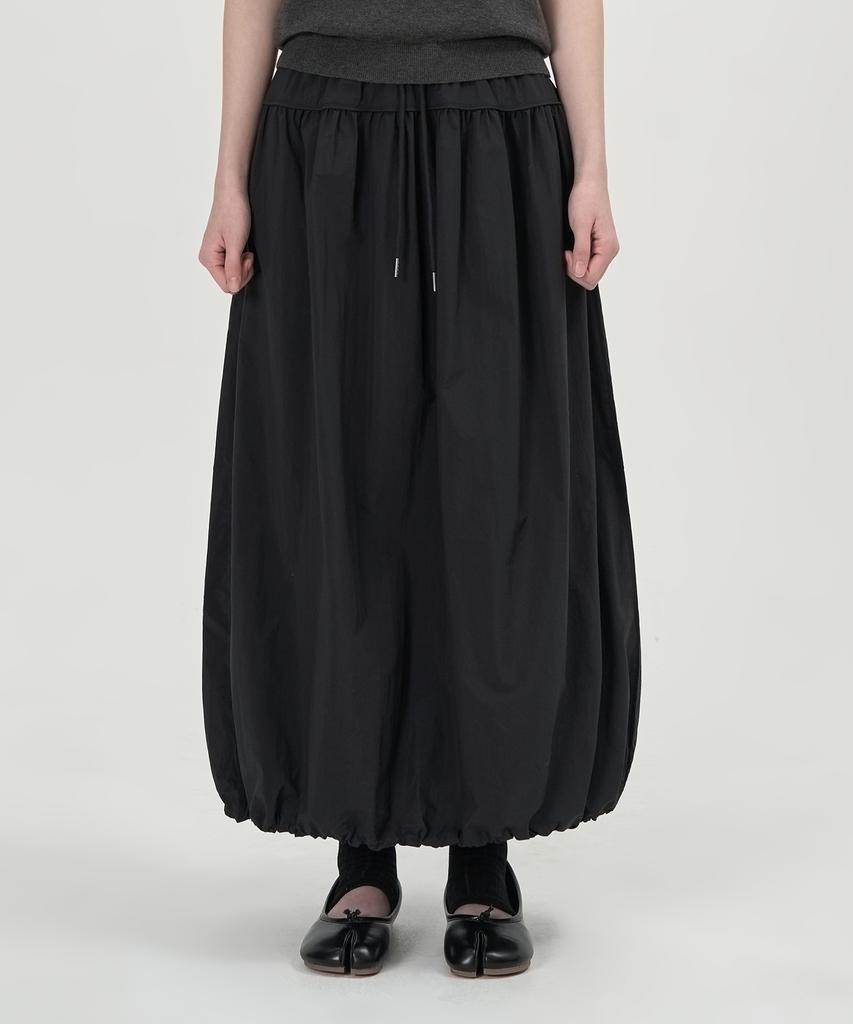 Tofi Woman W Maxi Balloon Skirt (Black)