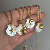 Fashion Shell Necklace Boho Style Sea Turtle Beach Choker Starfish Pendant Necklace  Vacation
